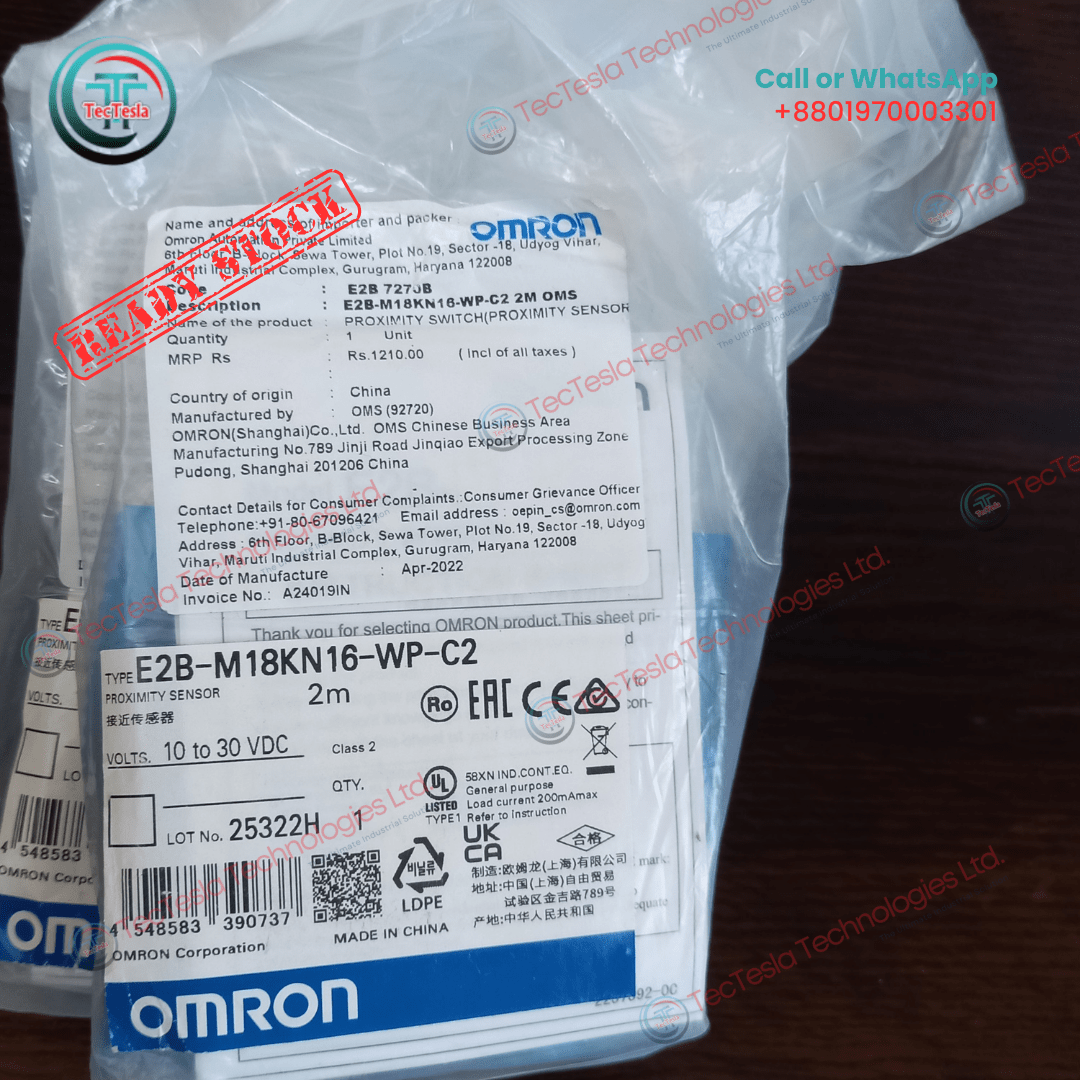 Read more about the article Product Name: Proximity Sensor (e2b-m18kn16-wp-c2-2m)