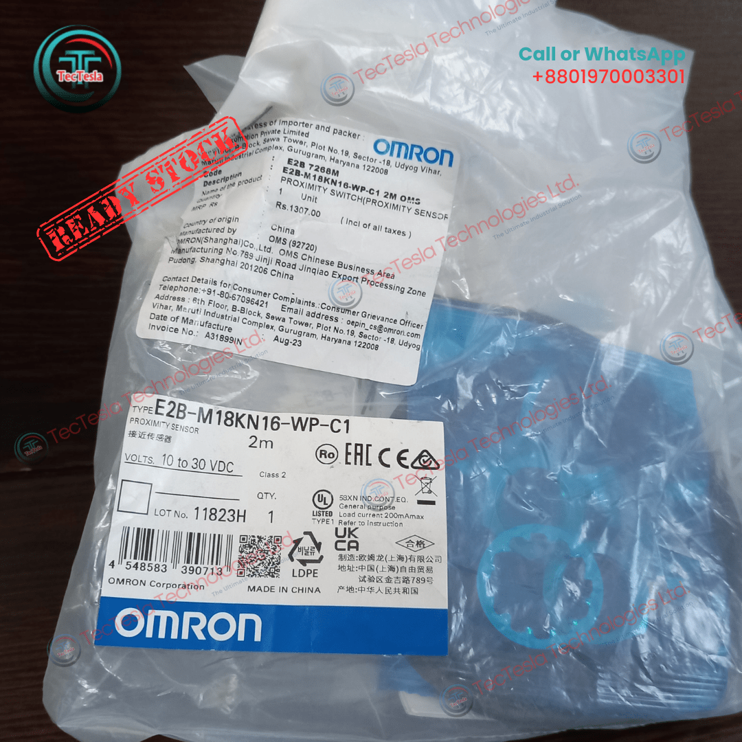 Read more about the article Product Name: Proximity Sensor (e2b-m18kn16-wp-c1-2m)