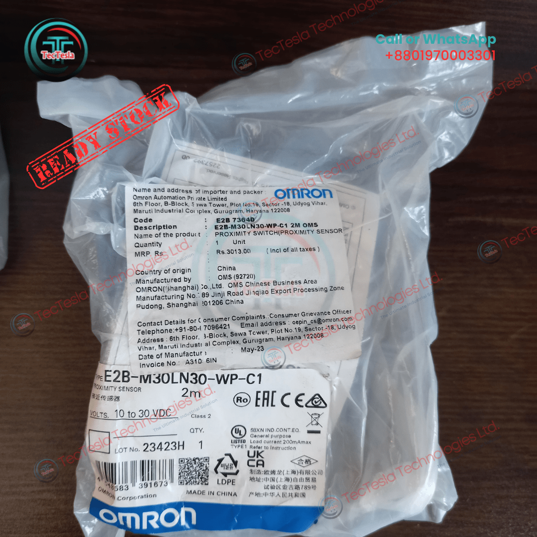 Read more about the article Product Name: Proximity Sensor (e2b-m30ln30-wp-c1-2m)