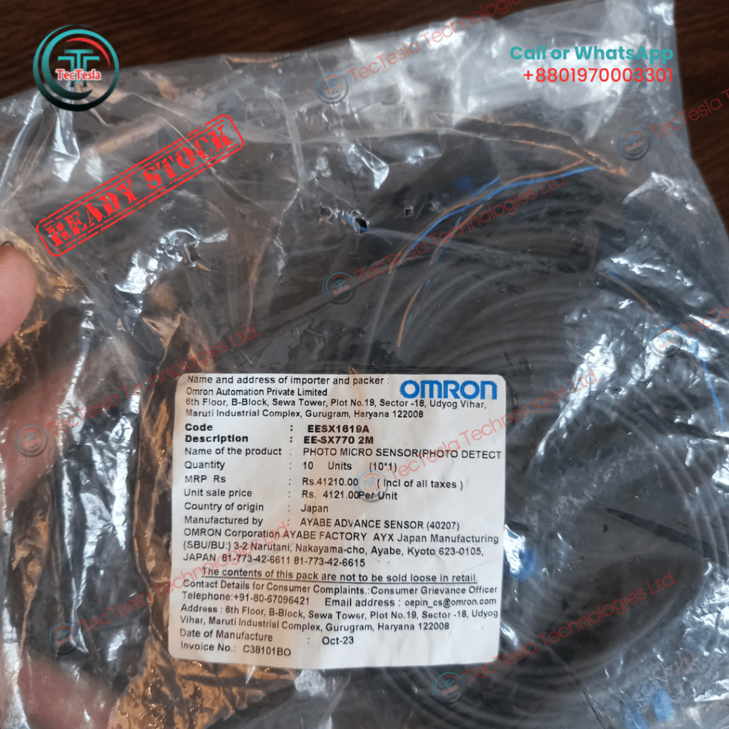 OMRON Sensor Fotoeléctrico,1.2 Plg L,5 A 24VCD - Sensores